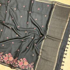 TUSSAR SILK EMBROIDERY