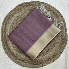 TUSSAR BUTTA SAREE WITH RICH PALLU