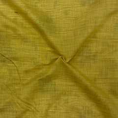 Art Moga Cotton Saree in soft pastel mustard golden yellow shade