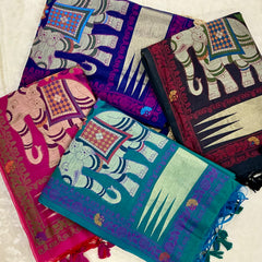 DHAKAI COTTON SILK SAREE