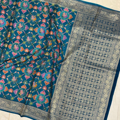 IKAT EMBROIDERY SAREE