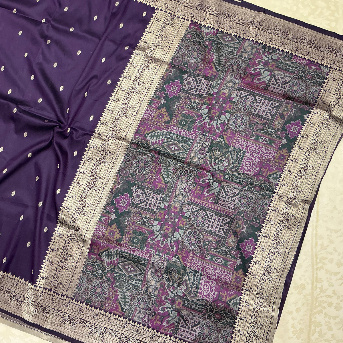 DUPION SELVAM SILK PALLU