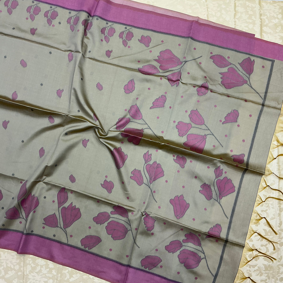 SOFT TUSSAR SILK SAREE