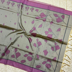 SOFT TUSSAR SILK SAREE