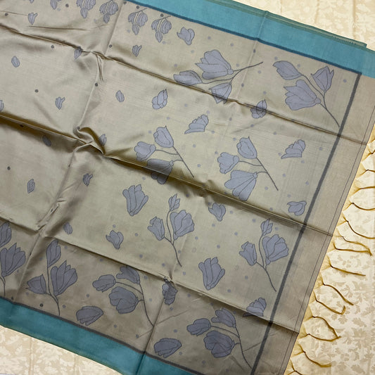 SOFT TUSSAR SILK SAREE