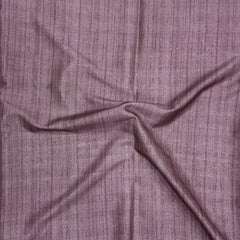 Soft Mauve Handloom Tusser Ikkat Printed Saree with Geometric Pallu Design