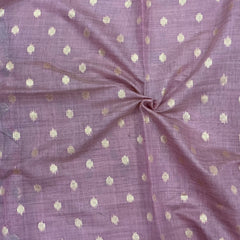 Art Moga Cotton Saree in mauve rose pink shade