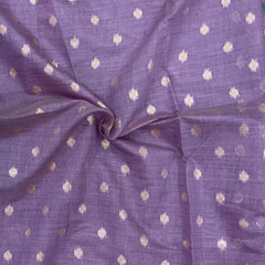 Art Moga Cotton Saree in luxurious lavender orchid shade